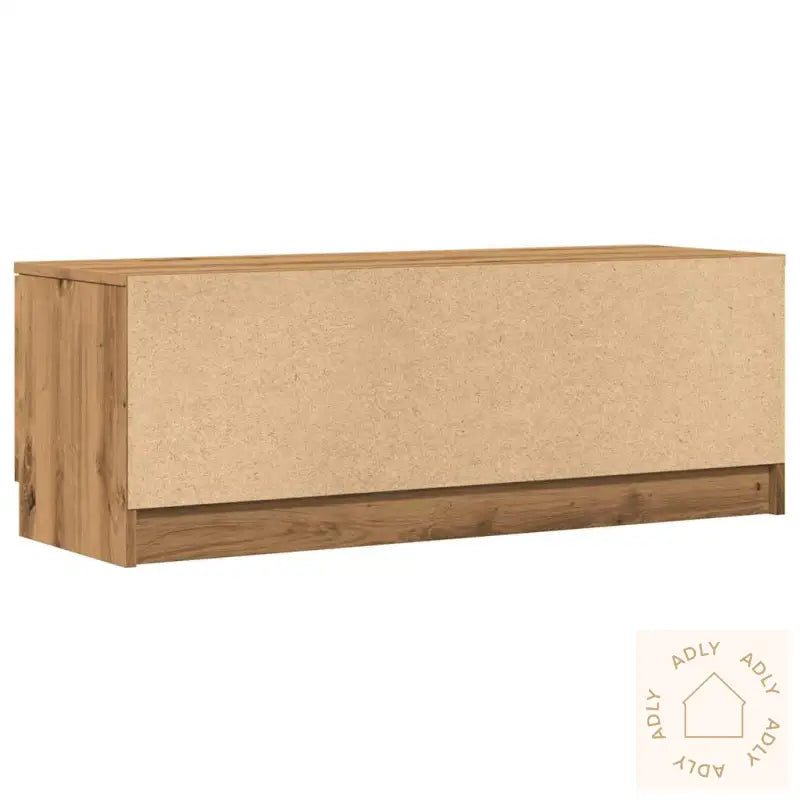 Tv-Benk Artisan Eik 102X35X36,5 Cm Konstruert Tre