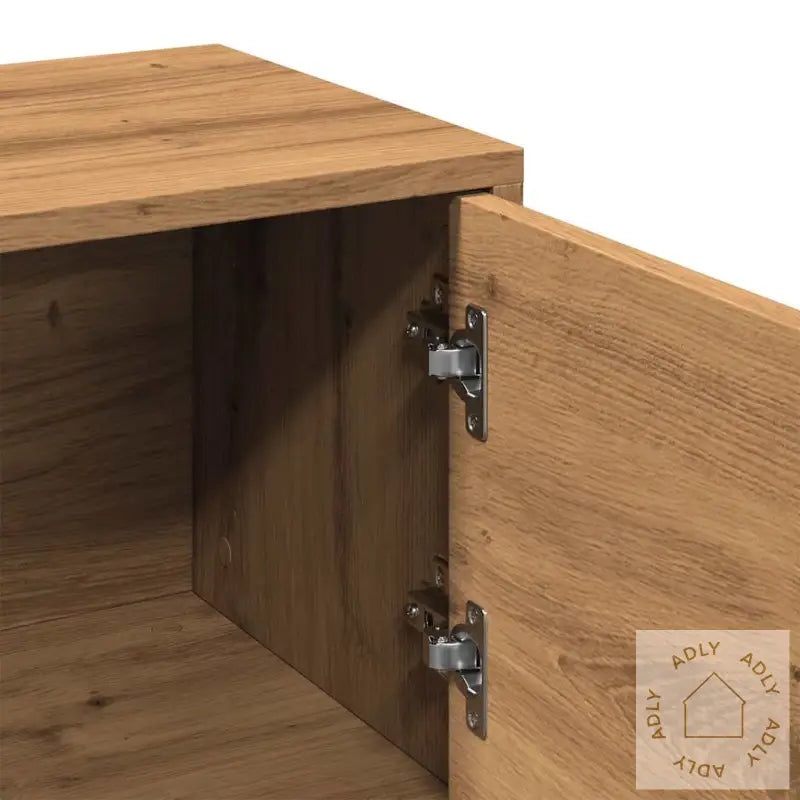 Tv-Benk Artisan Eik 102X30X37,5 Cm Konstruert Tre