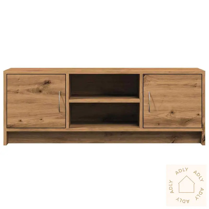 Tv-Benk Artisan Eik 102X30X37,5 Cm Konstruert Tre