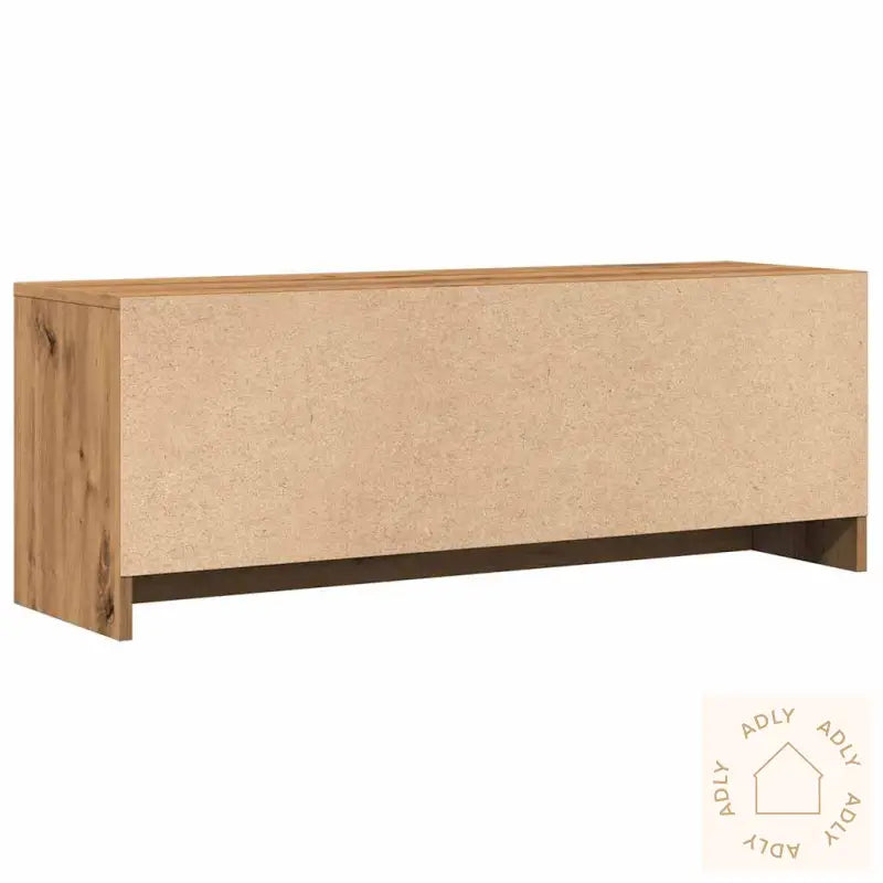 Tv-Benk Artisan Eik 102X30X37,5 Cm Konstruert Tre