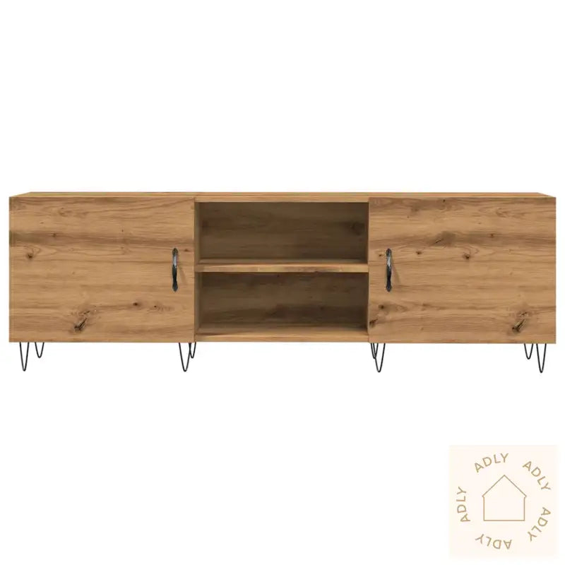 Tv-Benk Artisan Eik 150X30X50 Cm Konstruert Tre