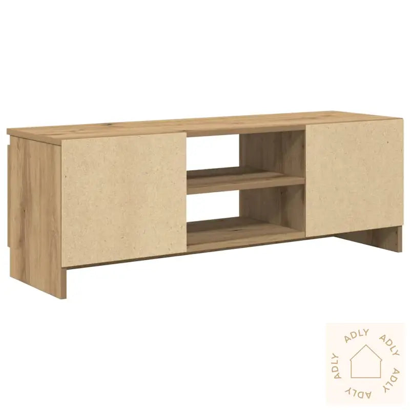 Tv-Benk Artisan Eik 102X30X36 Cm Konstruert Tre