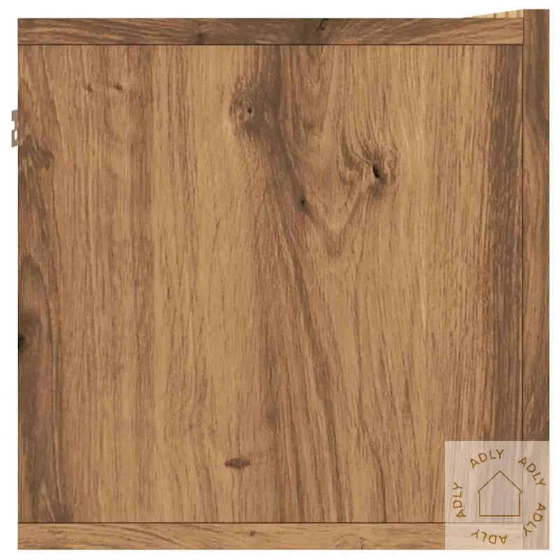 Vegghengt Tv-Benk Artisan Eik 80X30X30 Cm Konstruert Tre