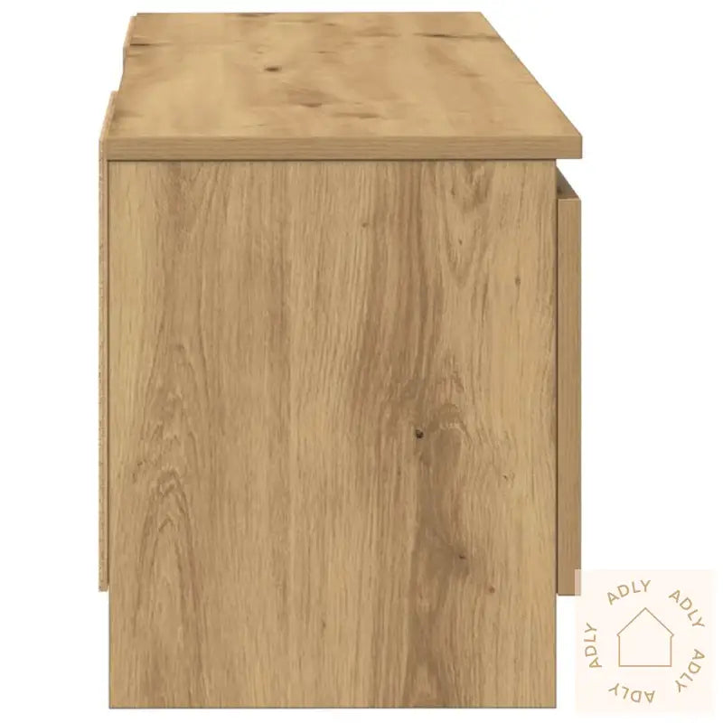 Tv-Benk Artisan Eik 102X30X36 Cm Konstruert Tre