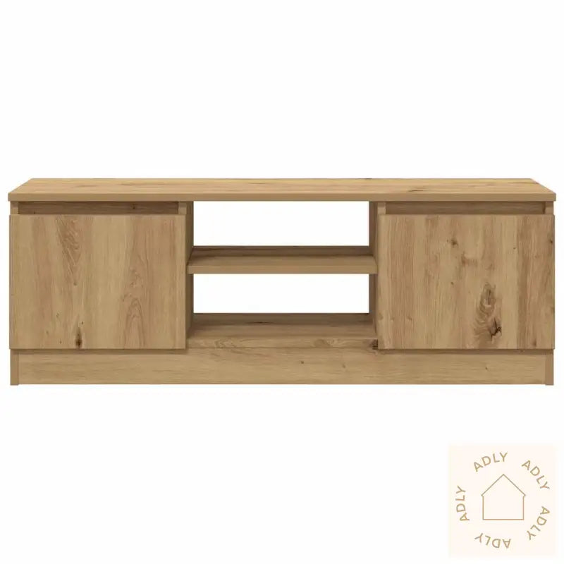 Tv-Benk Artisan Eik 102X30X36 Cm Konstruert Tre