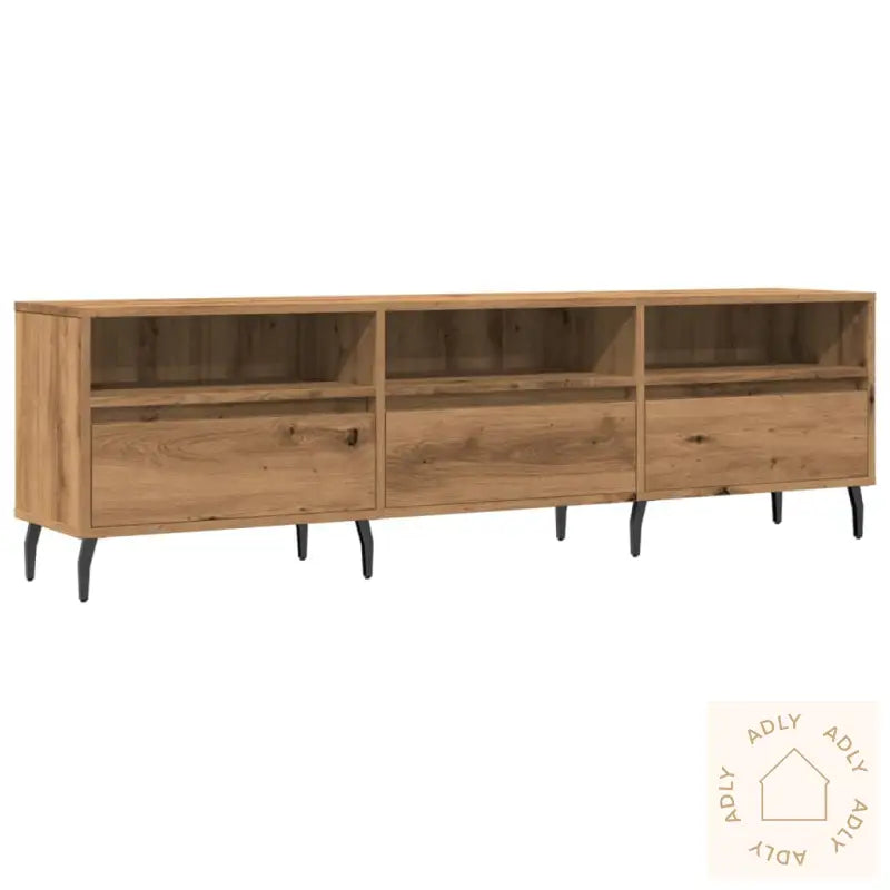 Tv-Benk Artisan Eik 150X30X44,5 Cm Konstruert Tre