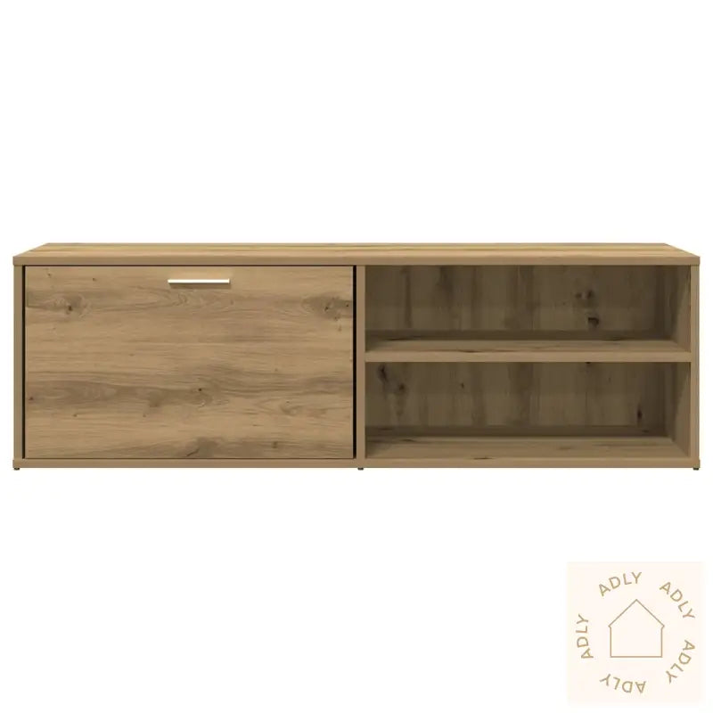 Tv-Benk Artisan Eik 120X34X37 Cm Konstruert Tre