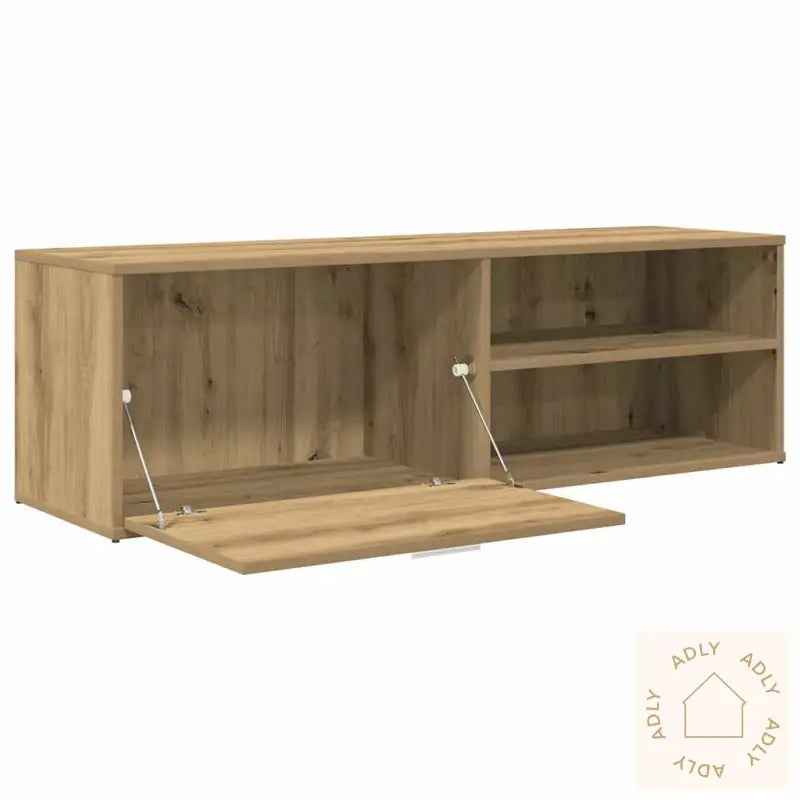 Tv-Benk Artisan Eik 120X34X37 Cm Konstruert Tre