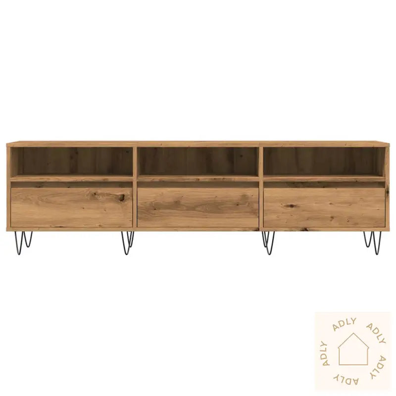 Tv-Benk Artisan Eik 150X30X44,5 Cm Konstruert Tre