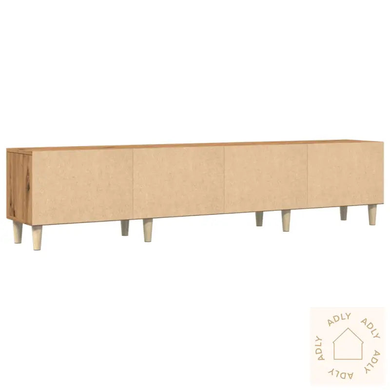 Tv-Benk Artisan Eik 180X31,5X40 Cm Konstruert Tre