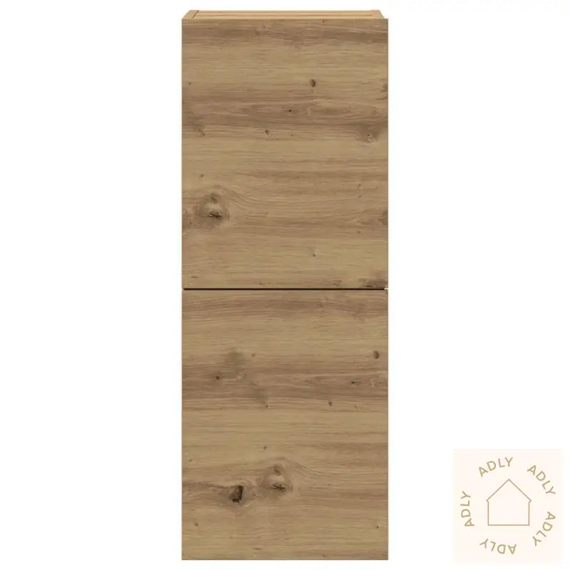 Tv-Skapsett 4 Deler Veggmontert Artisan Eik Konstruert Tre