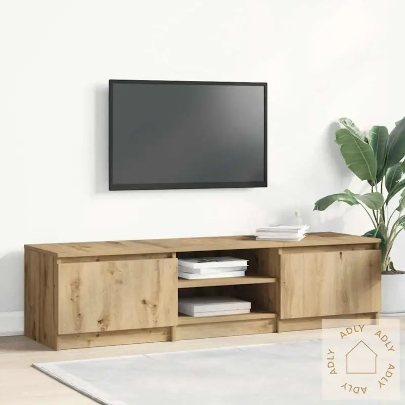 Tv-Benk Artisan Eik 140X40X36 Cm Konstruert Tre