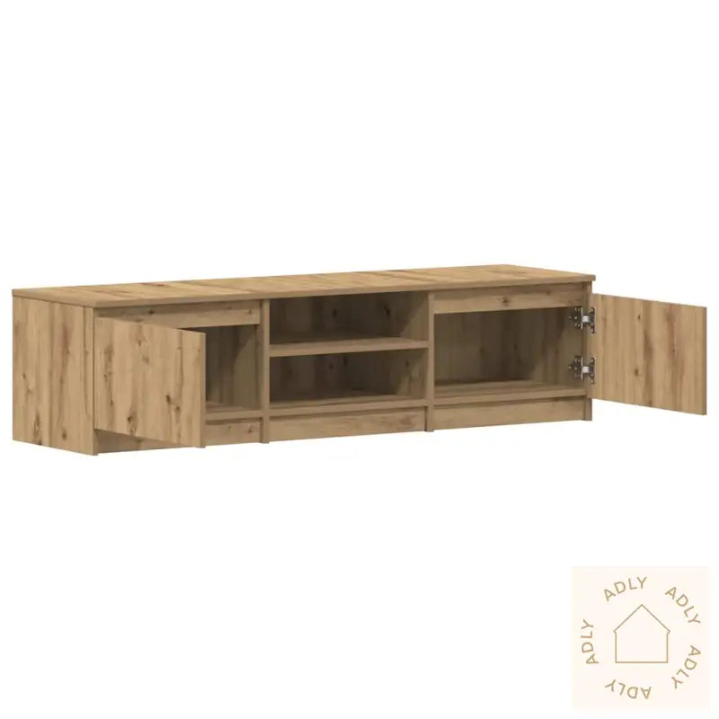Tv-Benk Artisan Eik 140X40X36 Cm Konstruert Tre