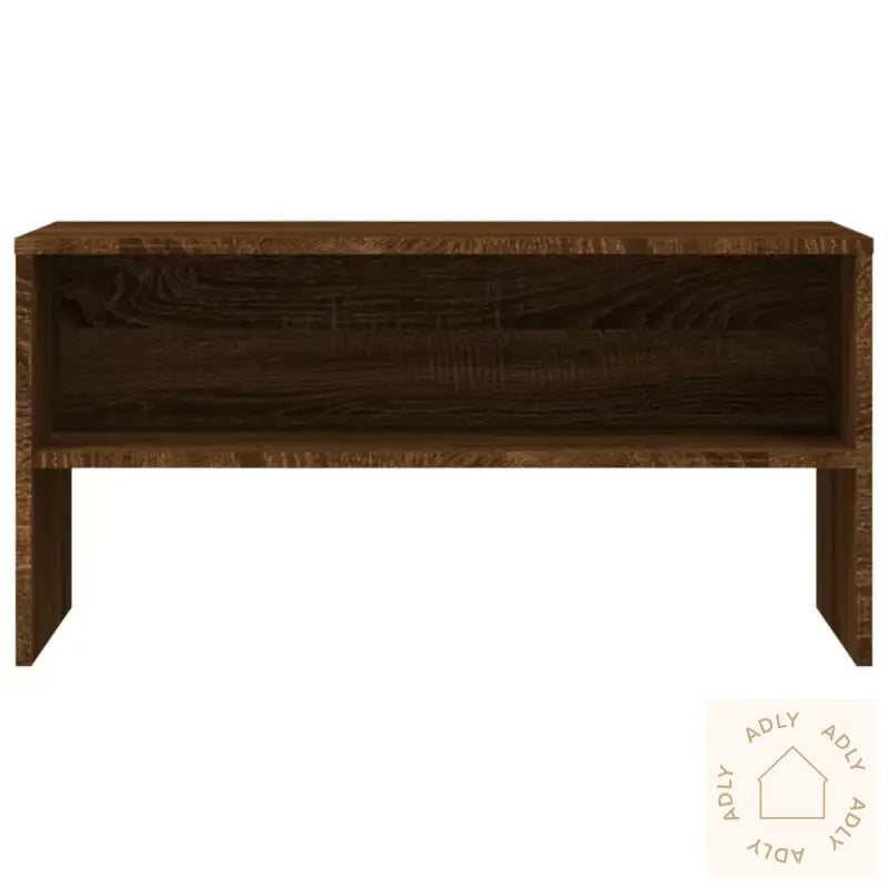 Tv-Benk Brun Eik 80X40X40 Cm Konstruert Tre