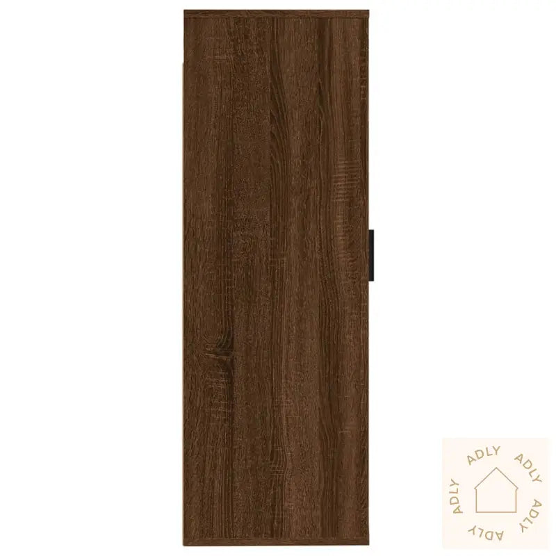 Vegghengt Tv-Benk Brun Eik 40X34,5X100 Cm