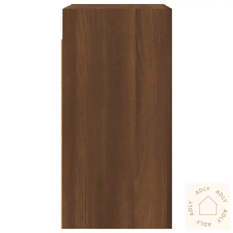 Tv-Benk Brun Eik 30,5X30X60 Cm Konstruert Tre