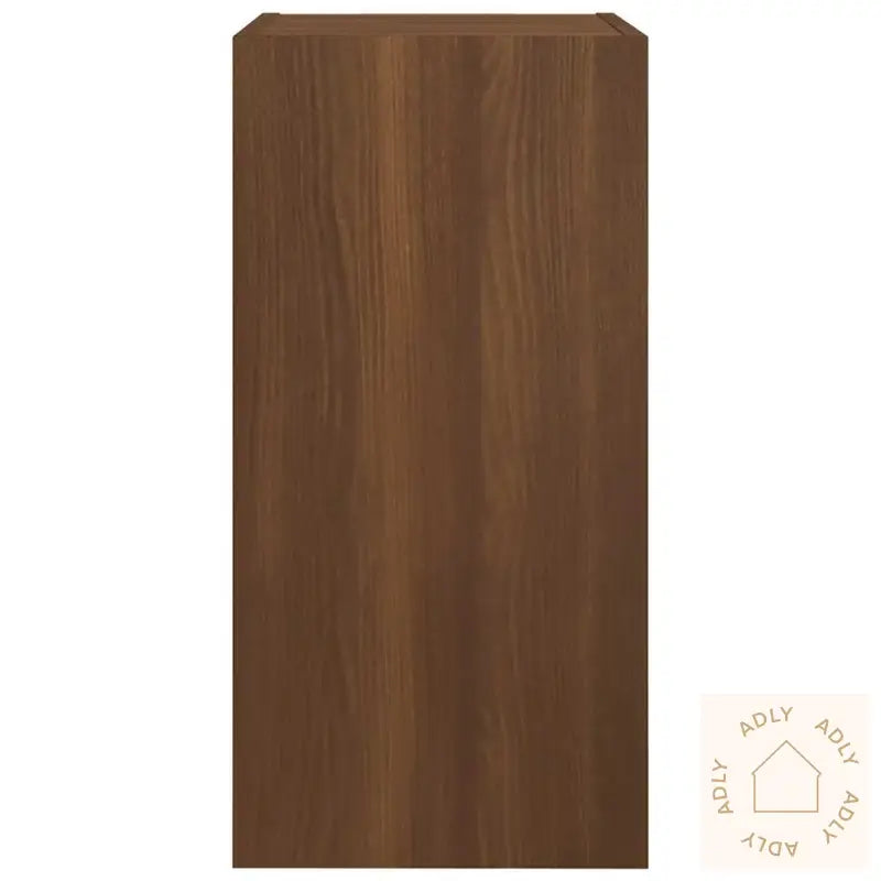 Tv-Benk Brun Eik 30,5X30X60 Cm Konstruert Tre