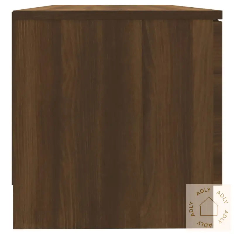 Tv-Benk Brun Eik 80X35X36,5 Cm Konstruert Tre
