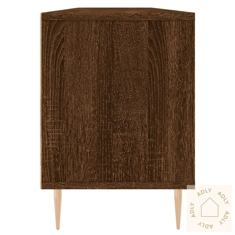 Tv-Benk Brun Eik 150X30X44,5 Cm Konstruert Tre