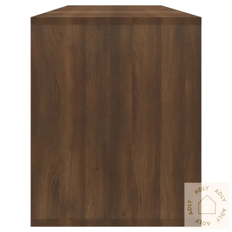 Tv-Benk Brun Eik 130X35X50 Cm Konstruert Tre