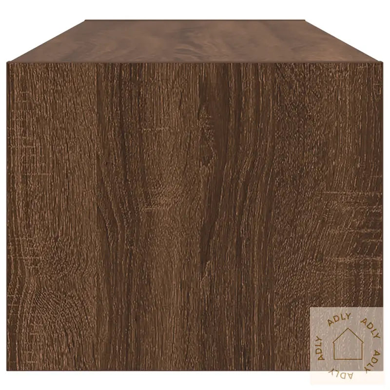 Tv-Benk Brun Eik 100X31X25,5 Cm Konstruert Tre