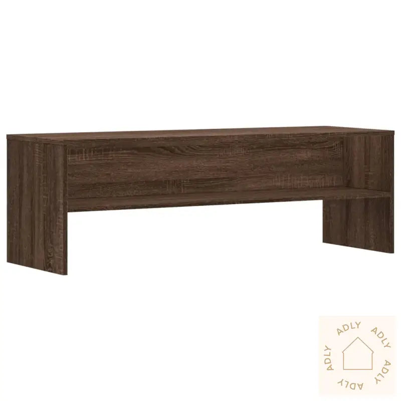 Tv-Benk Brun Eik 120X40X40 Cm Sponplate
