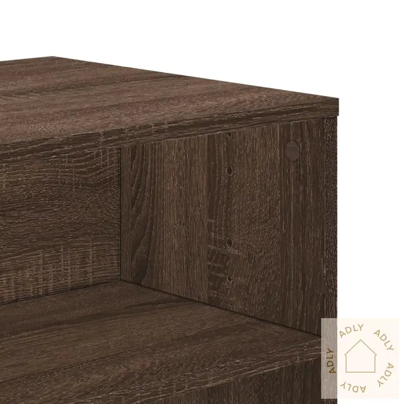 Tv-Benk Brun Eik 120X40X40 Cm Sponplate