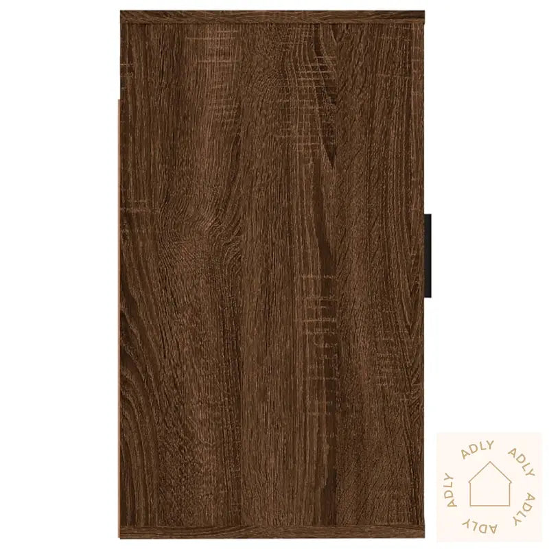 Vegghengt Tv-Benk Brun Eik 40X34,5X60 Cm