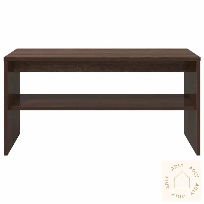 Tv-Benk Brun Eik 80X40X40 Cm Konstruert Tre