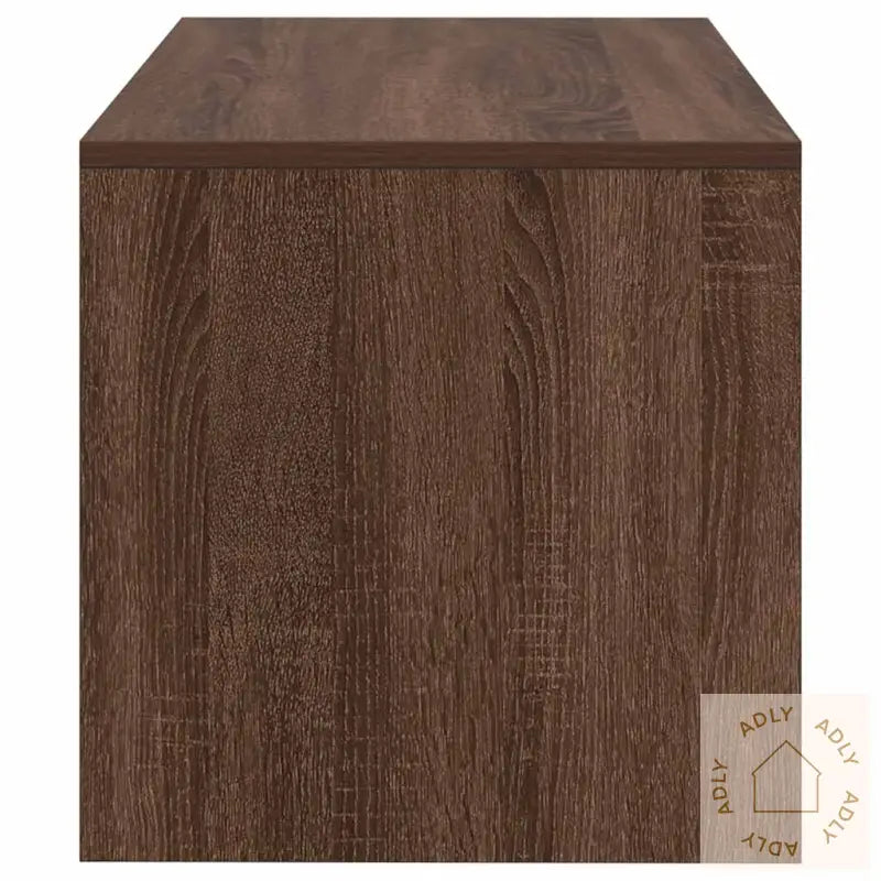 Tv-Benk Brun Eik 80X40X40 Cm Konstruert Tre