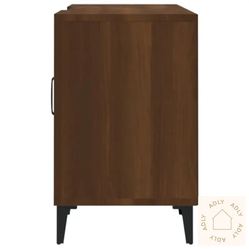 Tv-Benk Brun Eik 150X30X50 Cm Konstruert Tre