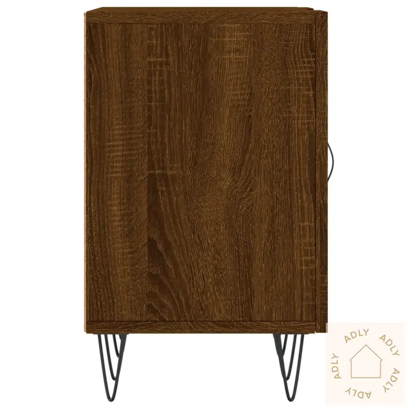 Tv-Benk Brun Eik 150X30X50 Cm Konstruert Tre