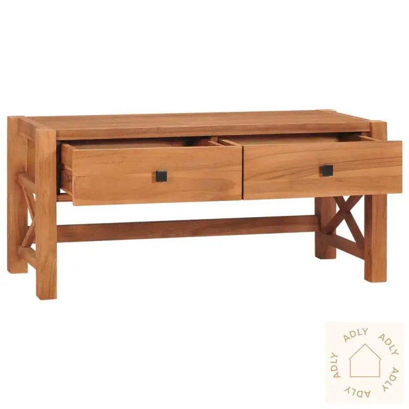 Tv-Benk 100X40X45 Cm Teak