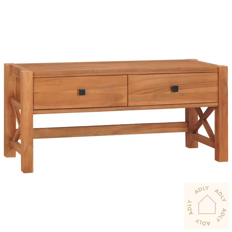 Tv-Benk 100X40X45 Cm Teak