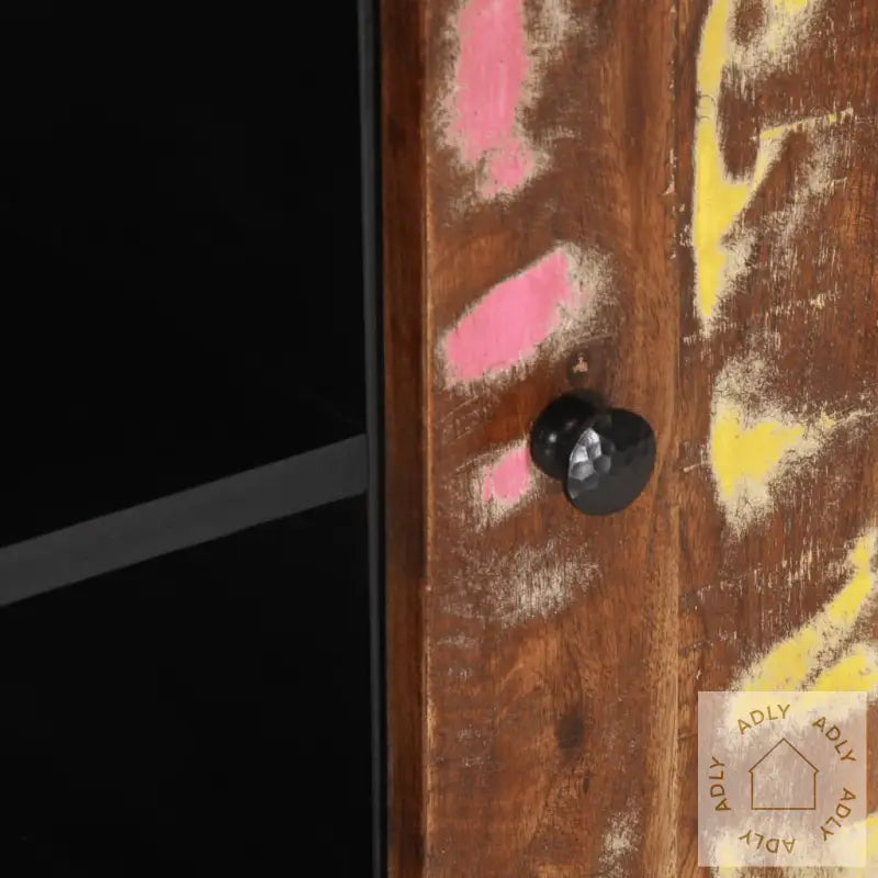 Tv-Benk 80X33X46 Cm Gjenvunnet Heltre Og Konstruert Tre