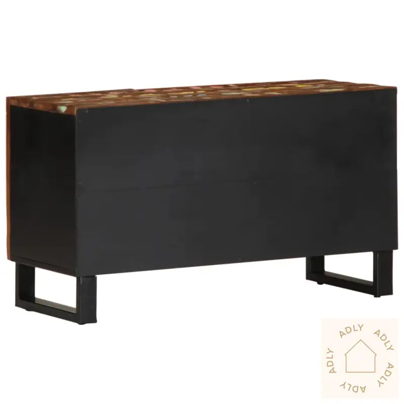 Tv-Benk 80X33X46 Cm Gjenvunnet Heltre Og Konstruert Tre