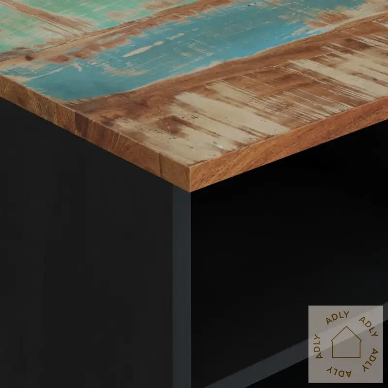 Tv-Benk 100X33X46 Cm Gjenvunnet Heltre Og Konstruert Tre