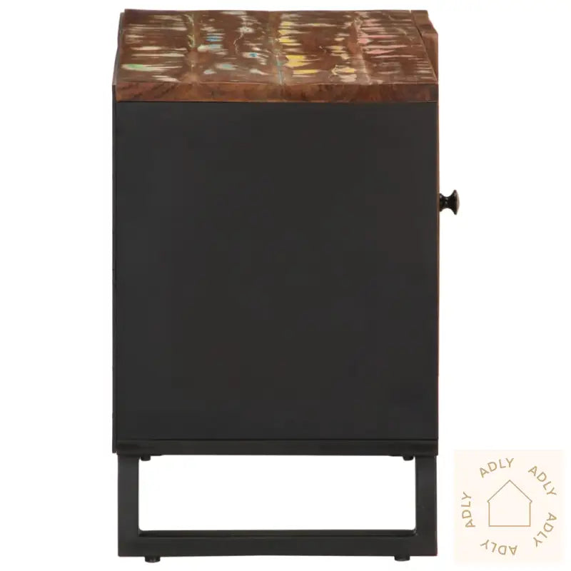 Tv-Benk 80X33X46 Cm Gjenvunnet Heltre Og Konstruert Tre