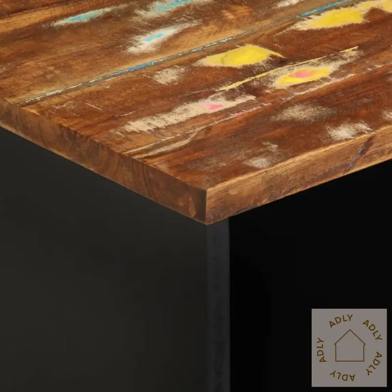 Tv-Benk 80X33X46 Cm Gjenvunnet Heltre Og Konstruert Tre