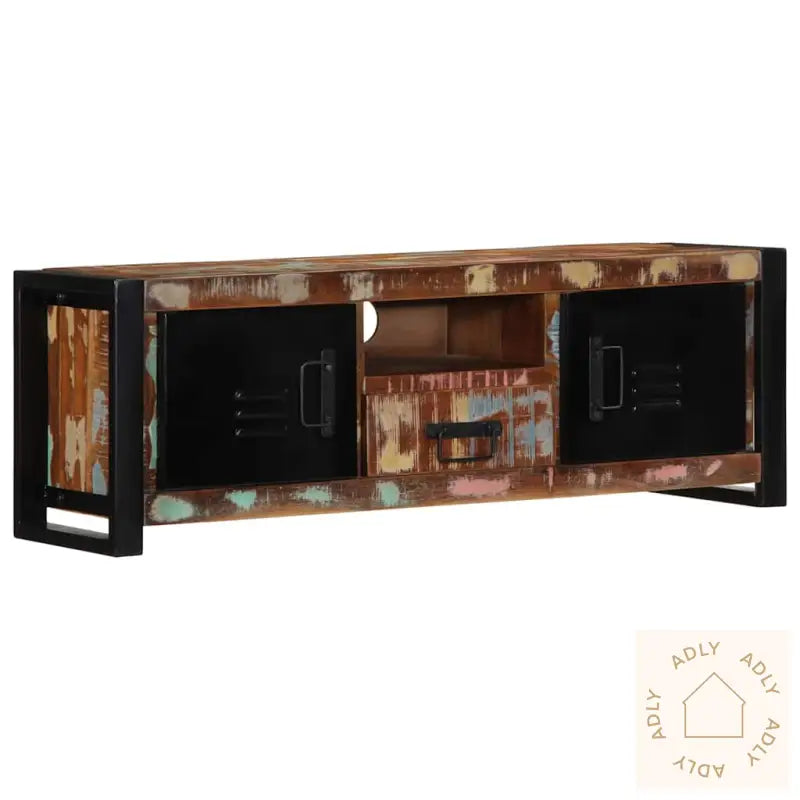 Tv-Benk 100X30X35 Cm Gjenvunnet Heltre