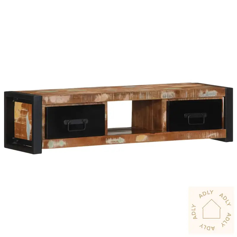 Tv-Benk 100X30X25 Cm Gjenvunnet Heltre