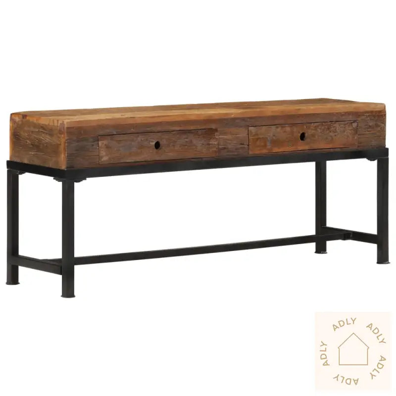 Tv-Benk 110X30X46 Cm Gjenvunnet Heltre