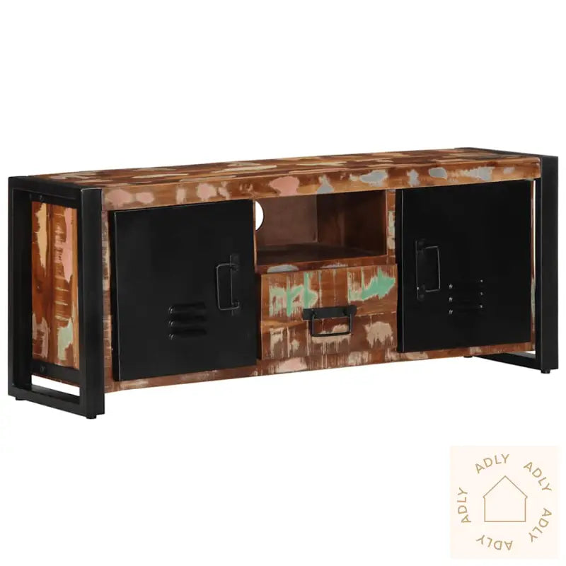 Tv-Benk 100X30X40 Cm Gjenvunnet Heltre