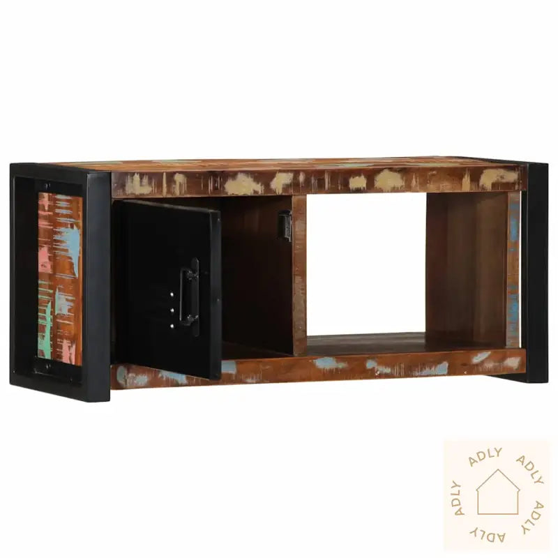 Tv-Benk 80X30X35 Cm Gjenvunnet Heltre