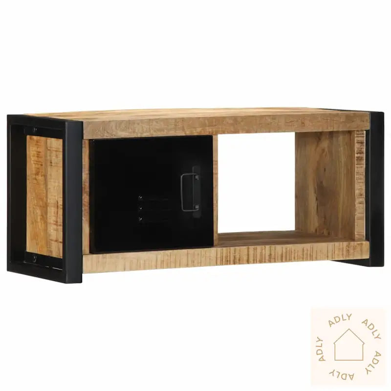 Tv-Benk 80X30X35 Cm Grovt Heltre Mangotre