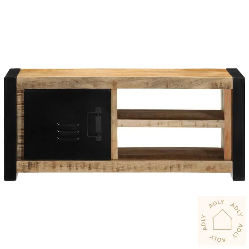 Tv-Benk 80X30X35 Cm Grovt Heltre Mangotre