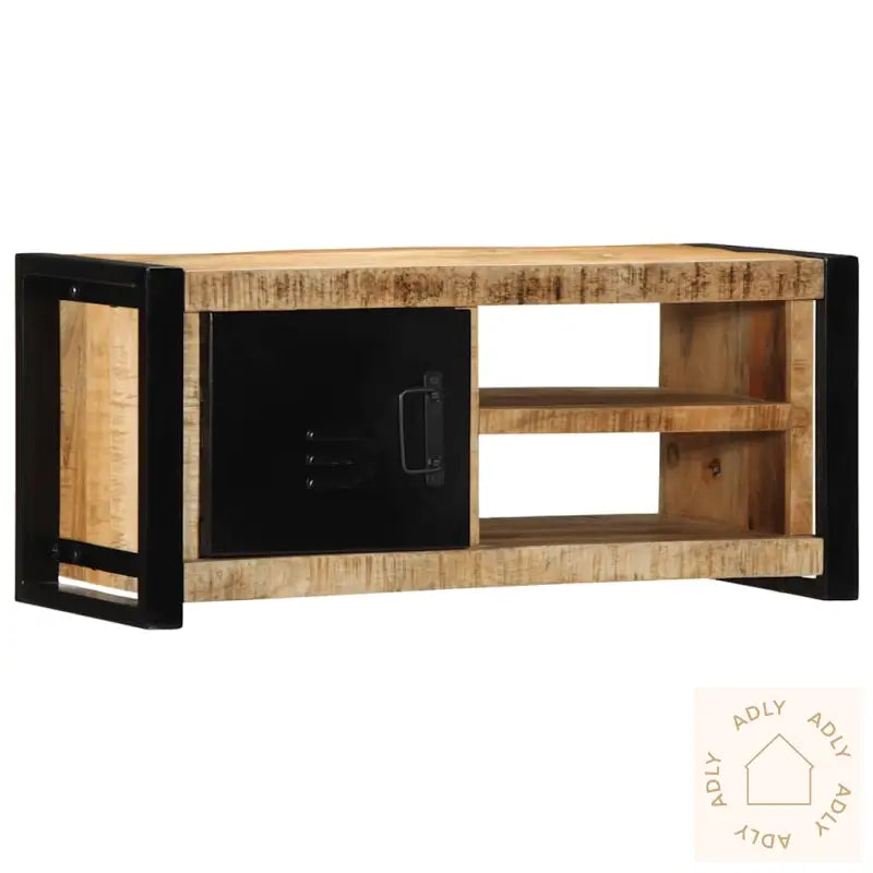 Tv-Benk 80X30X35 Cm Grovt Heltre Mangotre