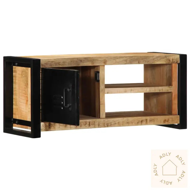 Tv-Benk 80X30X35 Cm Grovt Heltre Mangotre