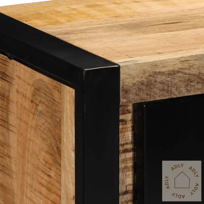 Tv-Benk 80X30X35 Cm Grovt Heltre Mangotre