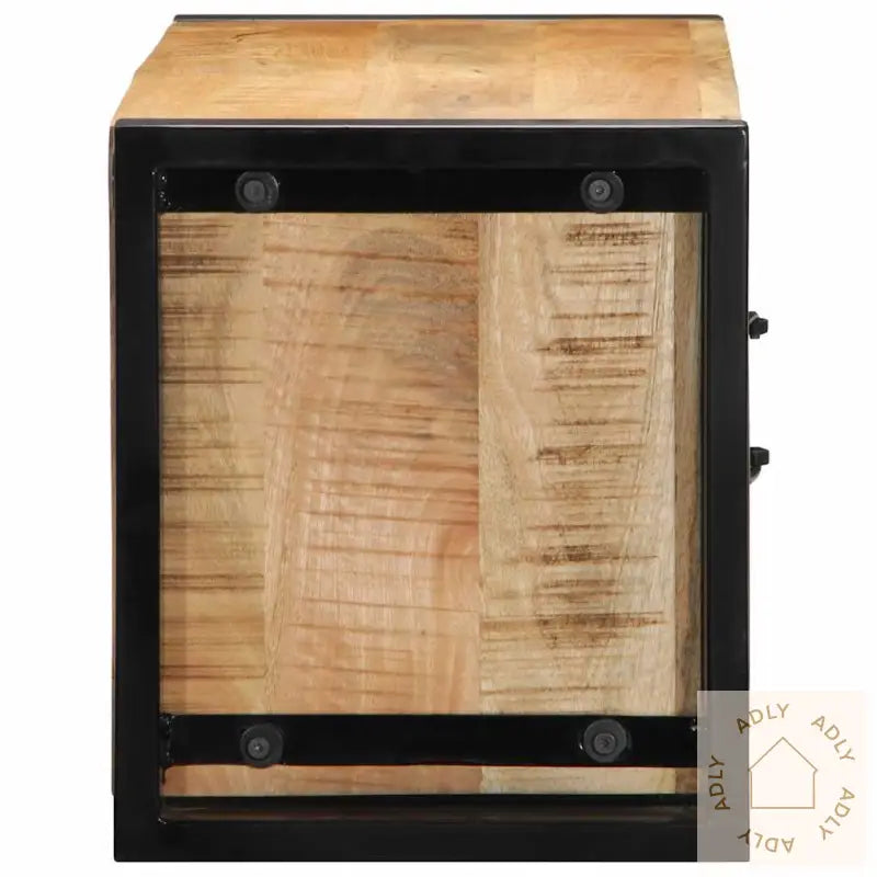 Tv-Benk 80X30X35 Cm Grovt Heltre Mangotre